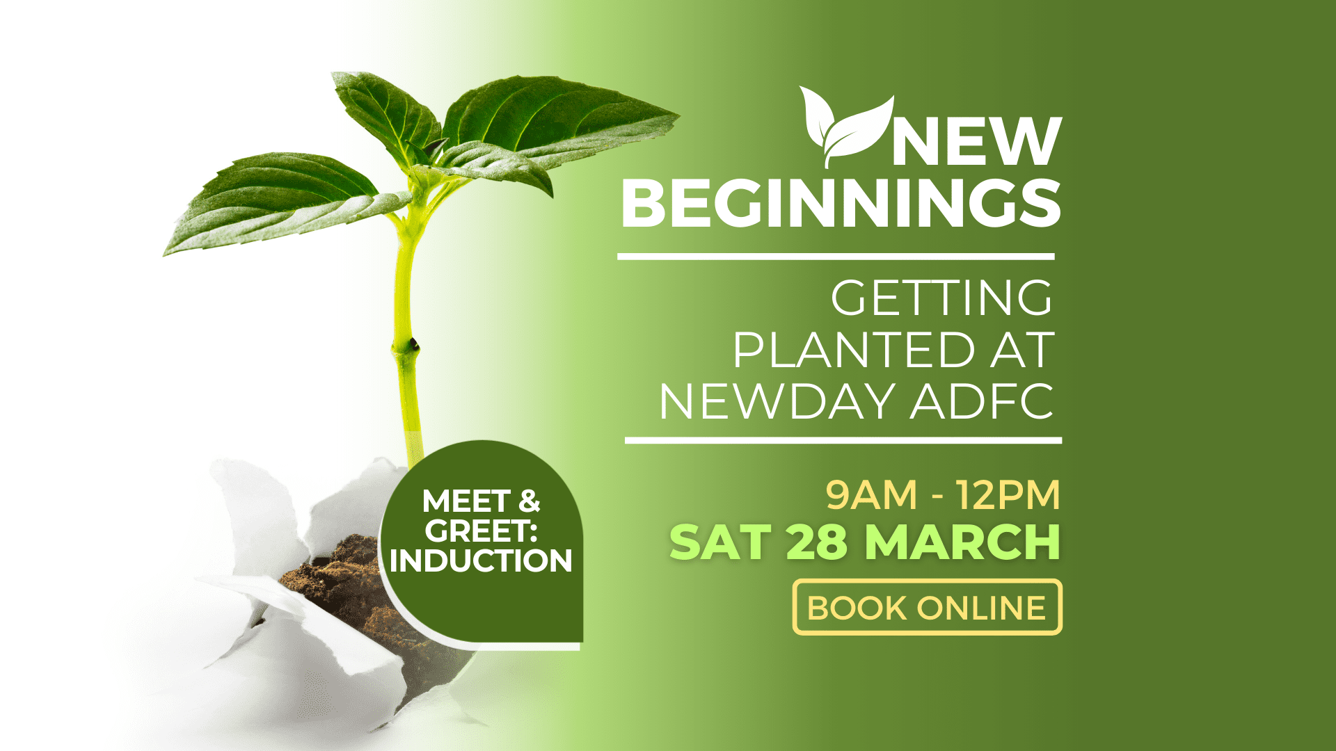 Meet and Greet Induction | New Beginnings 28 March 2026