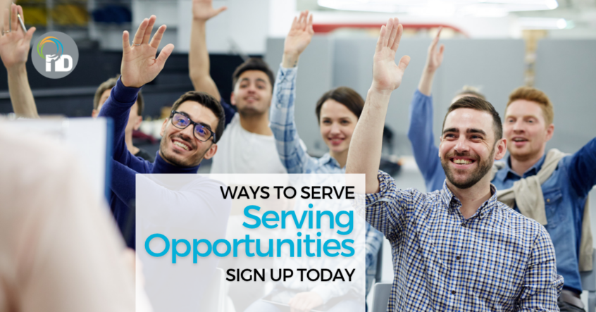 Serving Volunteers Needed | Be on Standby