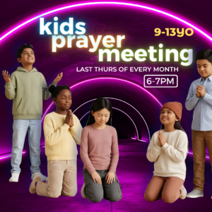 kids Prayer Meeting Thursday