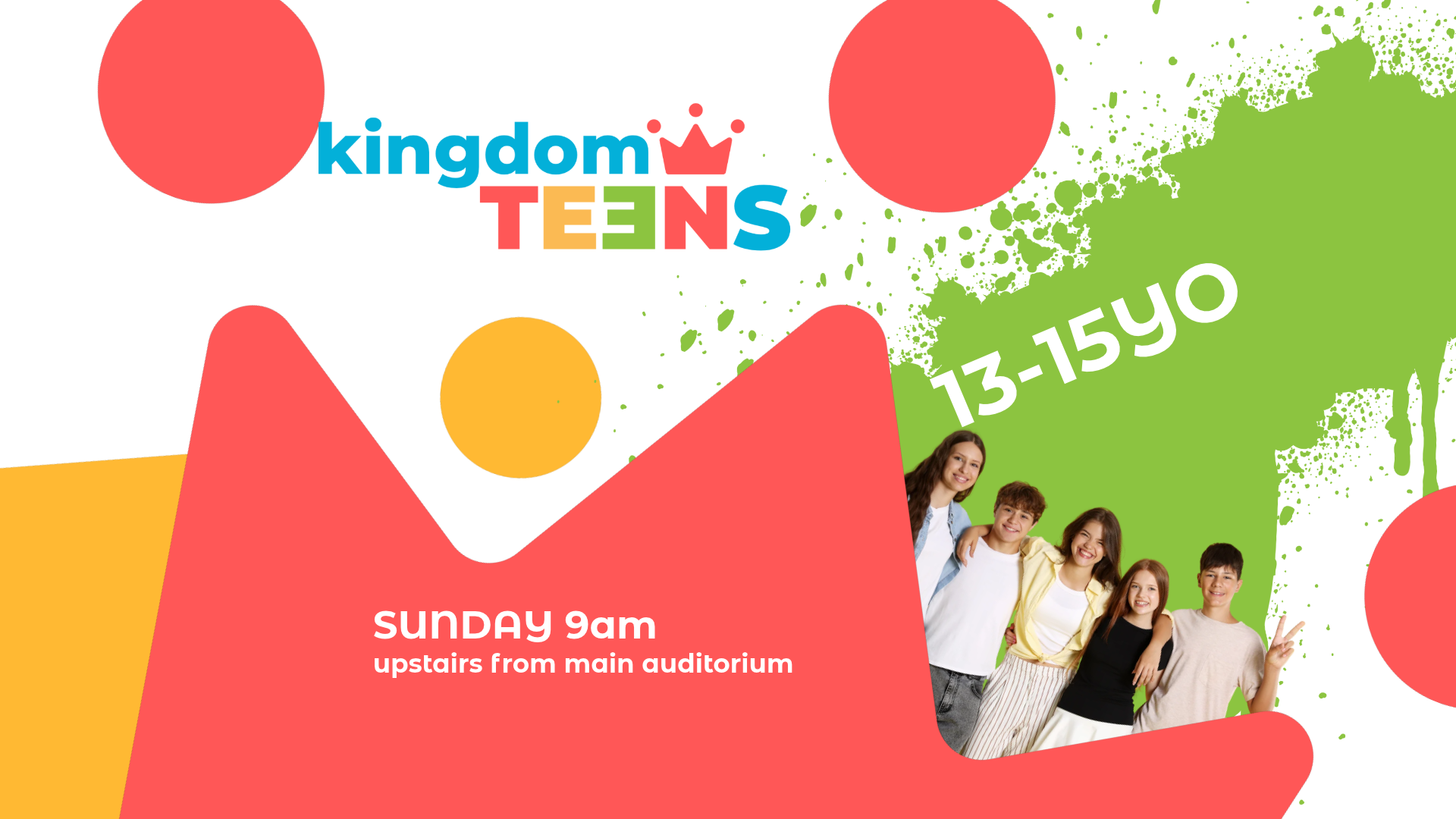 Sunday School Teens Edenvale | kingdom teens 13-15YO church